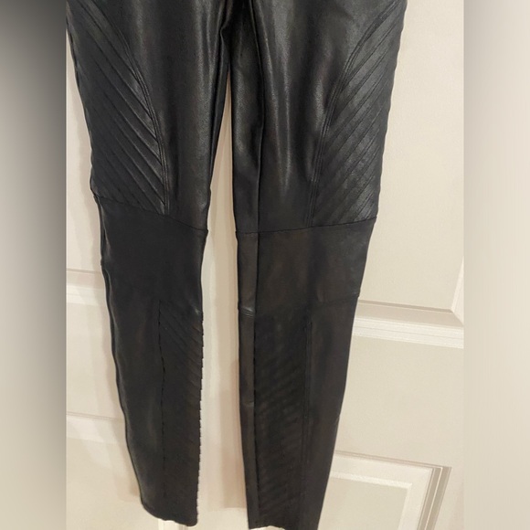 Spanx faux leather Moto leggings, size medium - Picture 3 of 8